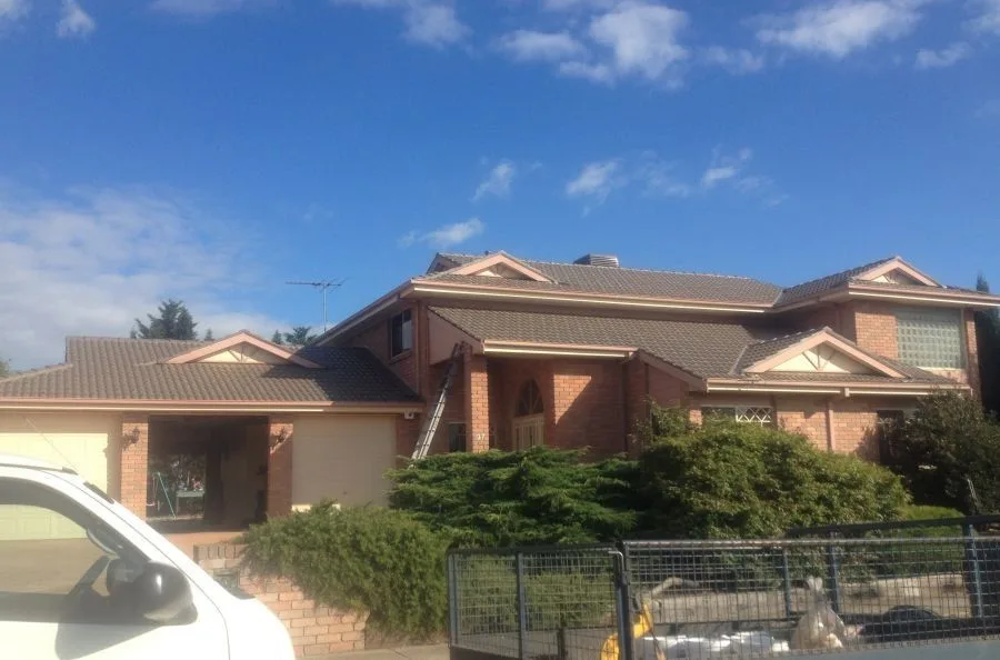 Residential roof work image from Adam's Roofing Restorations' website
